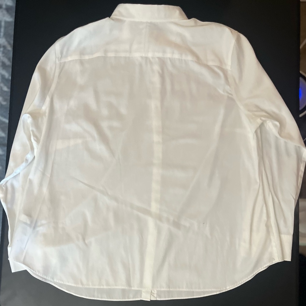 Ralph Lauren White Dress Shirt Classic Cotton - Picture 6 of 6